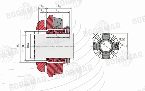 Торцевое уплотнение MS4620 в Тюмени фото