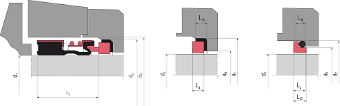 Торцевое уплотнение 2100S M 10 CAR/SIC/VITON в Тюмени фото