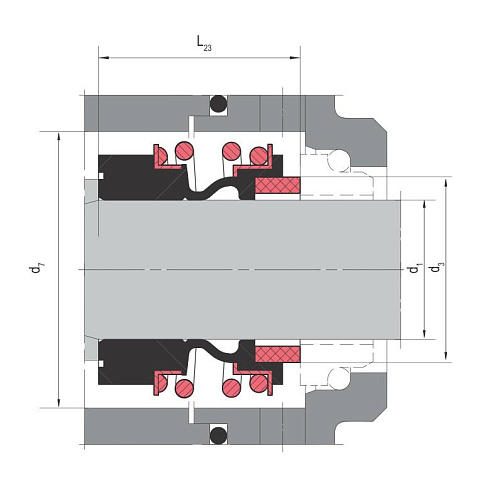 Торцевое уплотнение MG12-12 G60 BVPGG в Тюмени фото