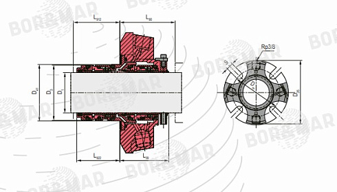 Торцевое уплотнение MS4610 в Тюмени фото