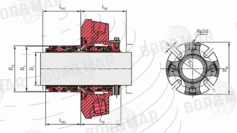 Торцевое уплотнение MS610 в Тюмени фото